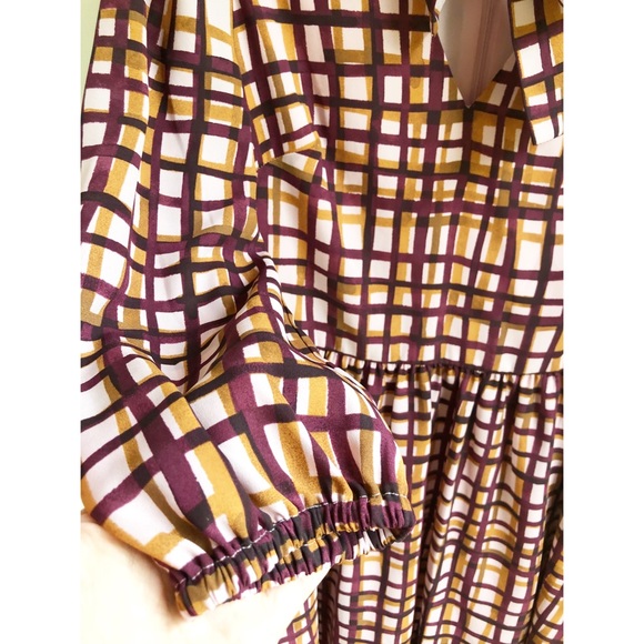 GAL MEETS GLAM | Lindsey Painted Windowpane Dress - Picture 2 of 9